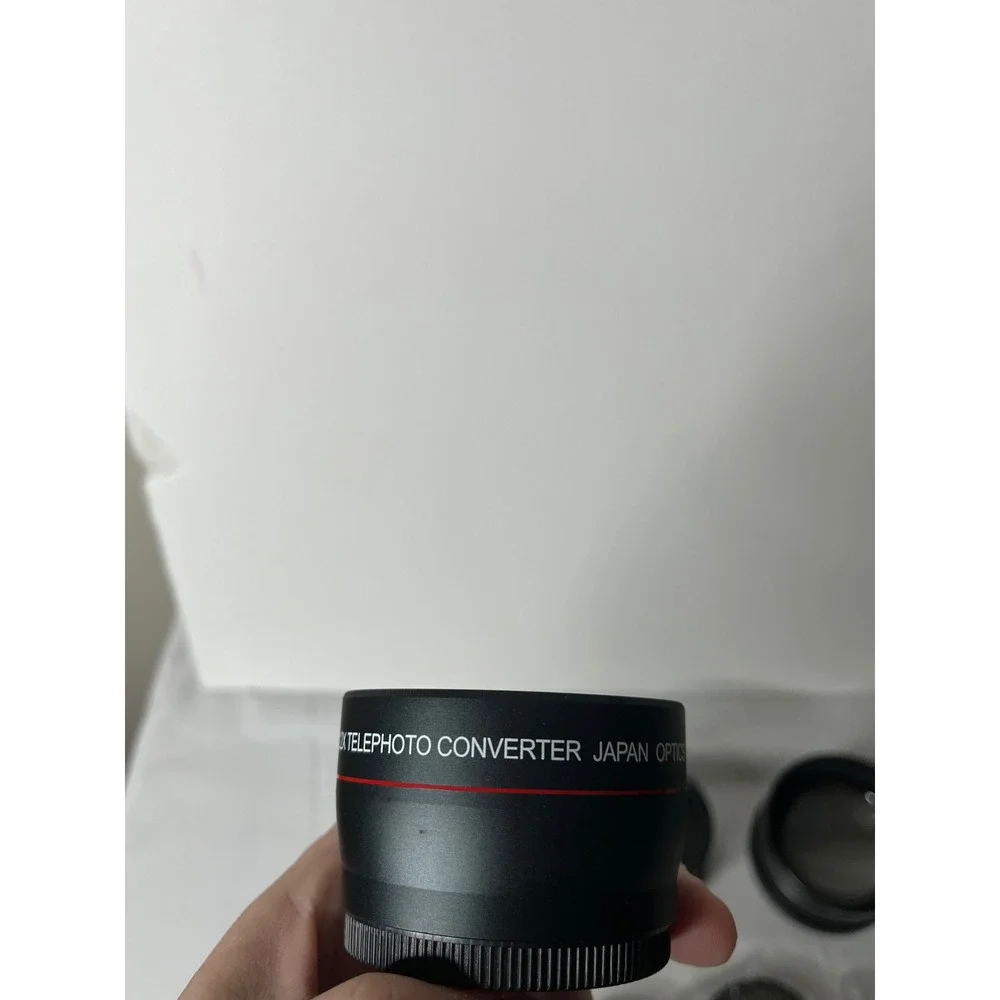 Vivitar HD4 MC AF High Definition Telephoto Wide Angle Lens Converter Filter Lot